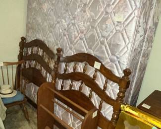 KING BED & MATTRESS SET
