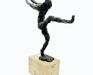 SIGNED VINTAGE BRONZE
