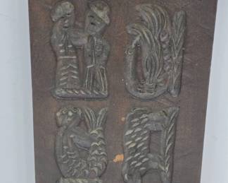 Wooden Dutch Cookie Mold, 27.5 Inches Tall