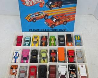 Hot Wheels Collector Case with Die-Cast Cars