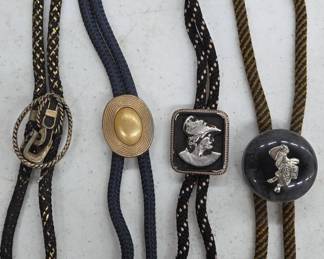 Western Bolo Ties with Assorted Designs
