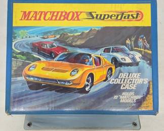 Matchbox Superfast Deluxe Case With Cars