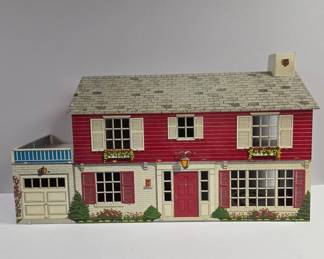 1950s Marx Litho Tin Dollhouse