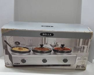 Bella Triple Slow Cooker Buffet