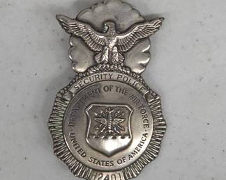 U.S. Security Police Badge, Metal