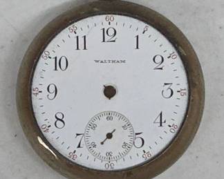 Waltham Pocket Watch with Missing Hands