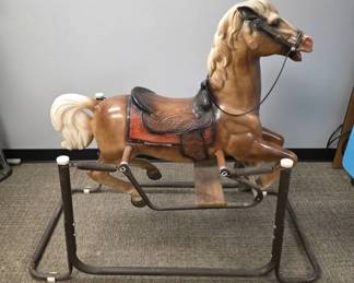 Wonder Horse Ride-On Toy with Metal Frame
