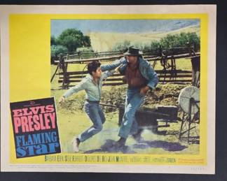Flaming Star Lobby Card, 1960s