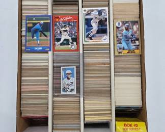 Baseball Cards with Various Series