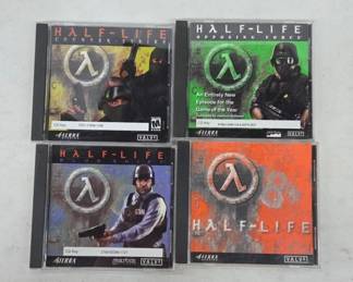 Valve Half-Life PC Game Discs in Cases