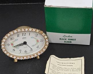 Linden Black Forest Alarm Clock