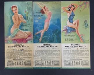 Heatwell Electric Co. Pin-Up Calendars