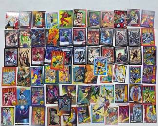 Marvel and DC Comic Trading Cards