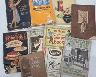 Early 20th Century Cookbook Lot