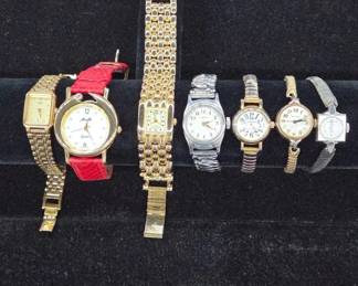 Women's Watches Including Seiko and Timex