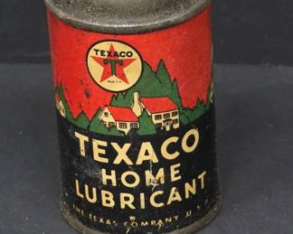 Texaco Home Lubricant Tin Can