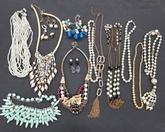 Jewelry With Necklaces and Earrings