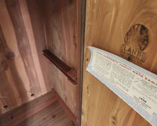 116 Silvered Lane 2 Door Cabinet, Cedar Lined 28x16x32