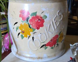 Floral Cookie Jar