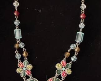 Floral Pendant Necklace second image