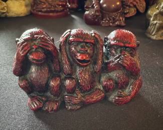Three Wise Monkeys Figurine