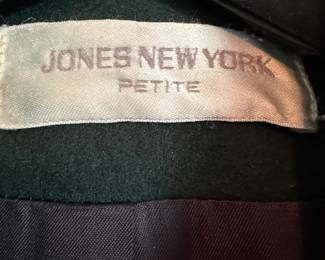 Womens Green Wool Coat second image
