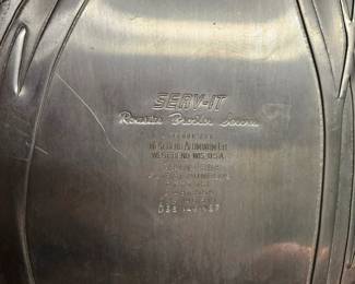 Oval Aluminum Serving Tray second image