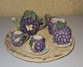 Grapevine Miniature Tea Set