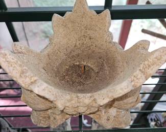 Khmer Sandstone Deity Head Sculpture third image