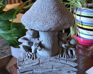 Frog Mushroom Fountain Nozzle Cover