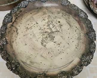 Ornate Grapevine Serving Tray
