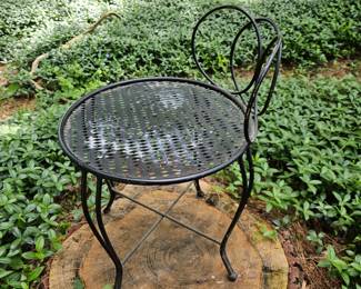 Ornate Metal Garden Chair second image