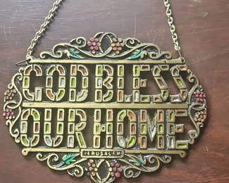 God Bless Our Home Jerusalem Wall Plaque