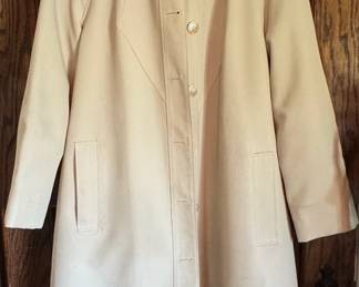 Womens Beige Trench Coat
