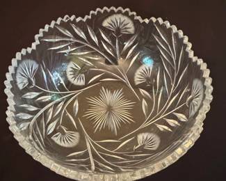 Cut Glass Bowl