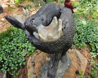 Moose and Cardinal Statue third image
