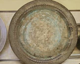 Ornate Wm Rogers Silver Tray