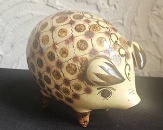 Folk Art Mexican Piggy Bank