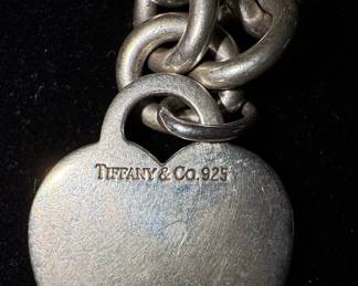 Tiffany Co. Sterling Silver Heart Tag Necklace second image