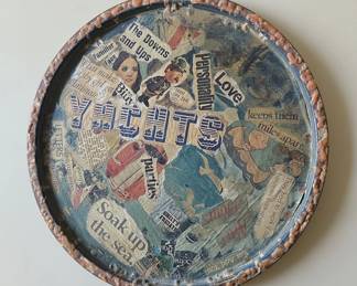 Collage Round Tray