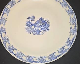 Blue Willow Pattern Plate