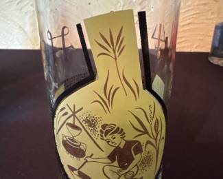 MidCentury Graphic Tumbler Glasses fifth image