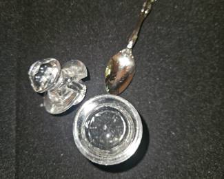 Crystal Jam Jar with Spoon second image