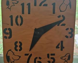 Snoopy Dog Wall Clock