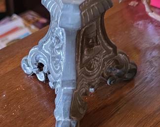 Ornate Metal Candlestick Base third image