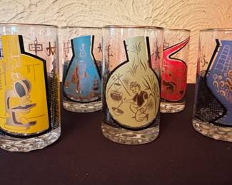 MidCentury Graphic Tumbler Glasses