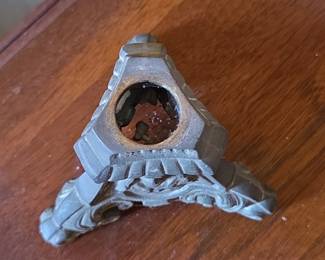 Ornate Metal Candlestick Base second image