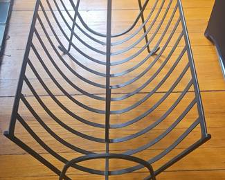 Vintage Metal Magazine Rack