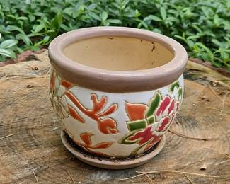 Talavera Style Ceramic Planter
