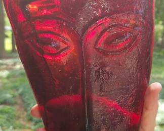 Jaramillo Brothers Art Glass Face Mask second image